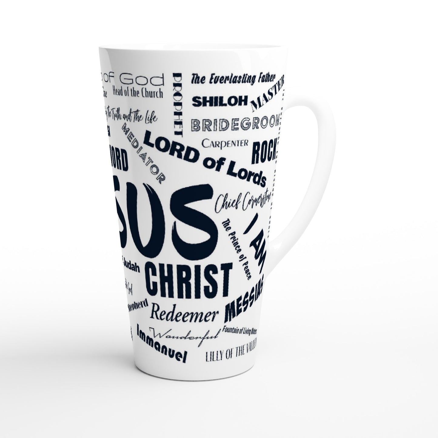 The Name of Jesus Latte Mug