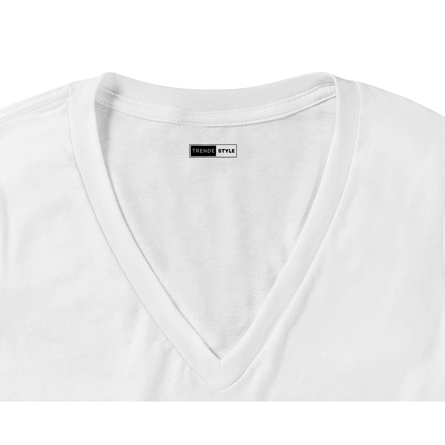 1:1 Women's V-Neck  T-Shirt (White)