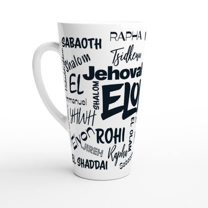 Names of God Latte Mug