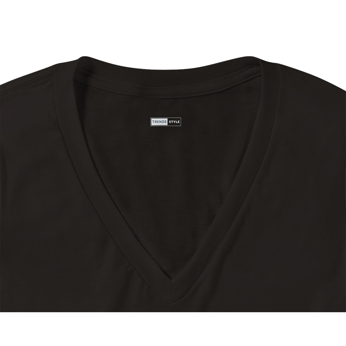 1:1 Women's V-Neck  T-Shirt (Black)