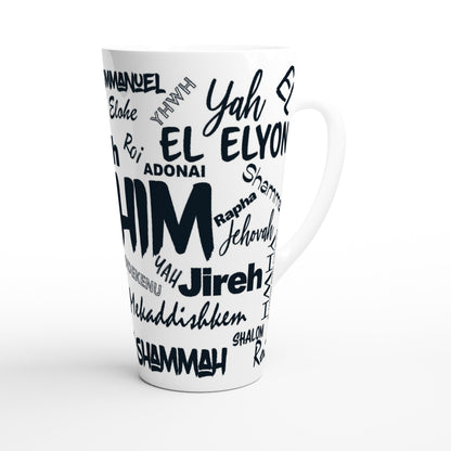 Names of God Latte Mug